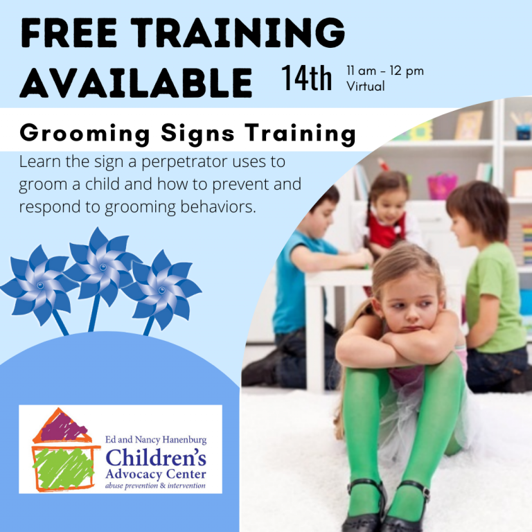 Virtual Grooming Signs Training - Children's Advocacy Center